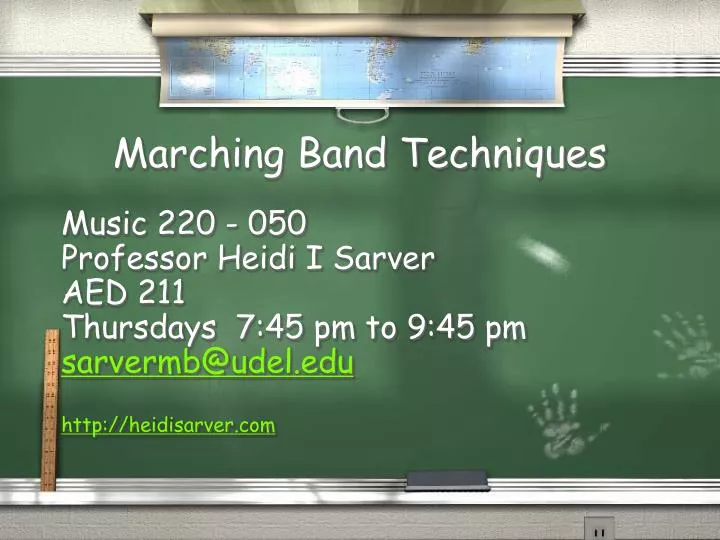 marching band techniques