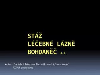 autori daniela juh zyov m ria husovsk pavol kov fz pu 2008 2009