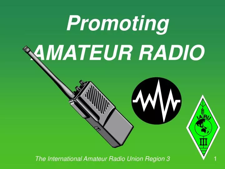 promoting amateur radio