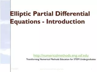 Elliptic Partial Differential Equations - Introduction