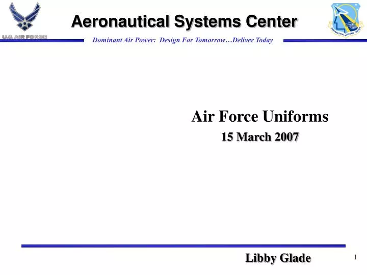 air force uniforms 15 march 2007