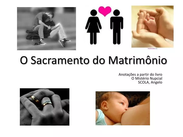 o sacramento do matrim nio