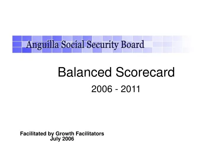 facilitated by growth facilitators july 2006