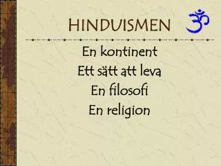 hinduismen