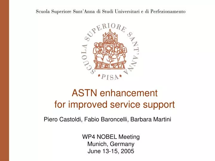 astn enhancement for improved service support