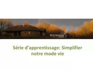 s rie d apprentissage simplifier notre mode vie