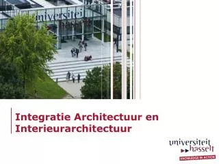 integratie architectuur en interieurarchitectuur