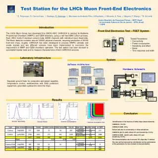 Test Station for the LHCb Muon Front-End Electronics