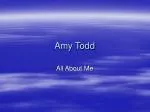 Discovering Amy Todd: Hobbies, Interests, and Life Updates - slide 1