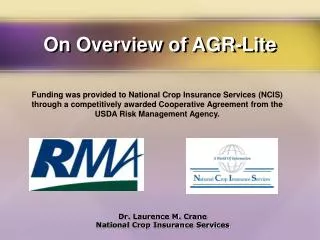 On Overview of AGR-Lite
