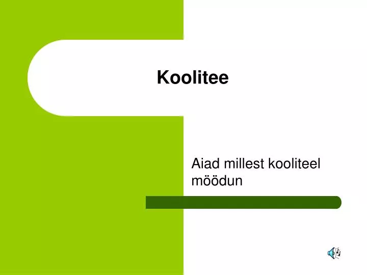 koolitee