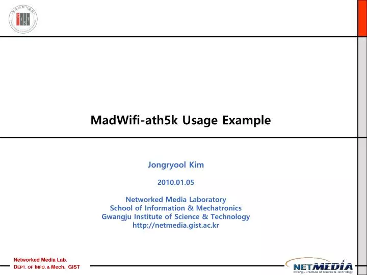 madwifi ath5k usage example