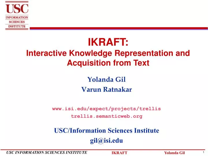 ikraft interactive knowledge representation and acquisition from text
