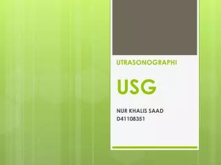 utrasonographi usg
