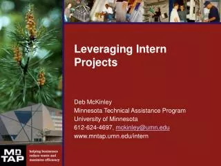 Leveraging Intern Projects