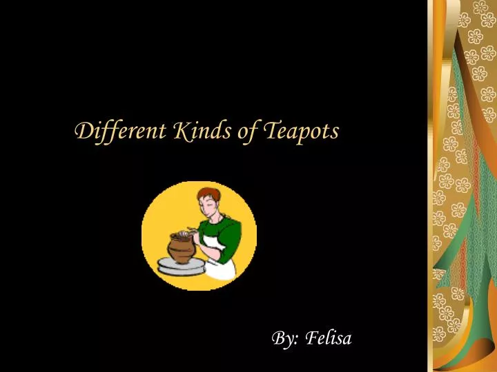 different kinds of teapots