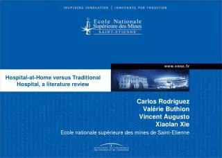 carlos rodriguez val rie buthion vincent augusto xiaolan xie
