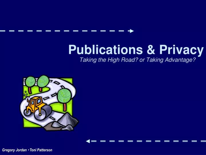 publications privacy