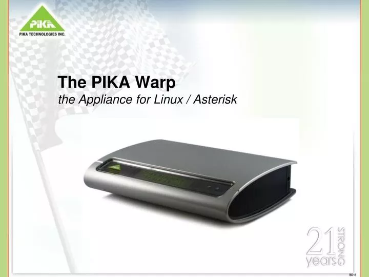 the pika warp the appliance for linux asterisk