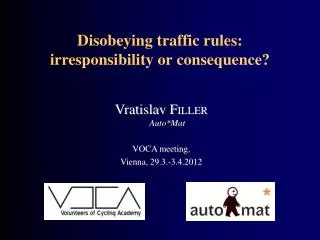 Disobeying traffic rules: irresponsibility or consequence?