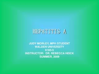 HEPATITIS A