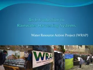 An Introduction to Rainwater Harvesting Systems