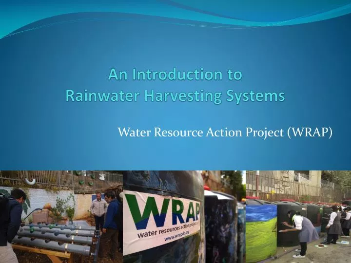 an introduction to rainwater harvesting systems
