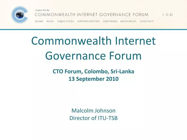 commonwealth internet governance forum