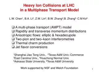 Heavy Ion Collisions at LHC in a Multiphase Transport Model
