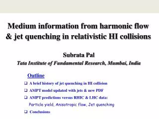 Medium information from harmonic flow &amp; jet quenching in relativistic HI collisions