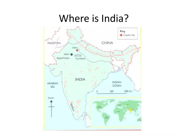 where is india