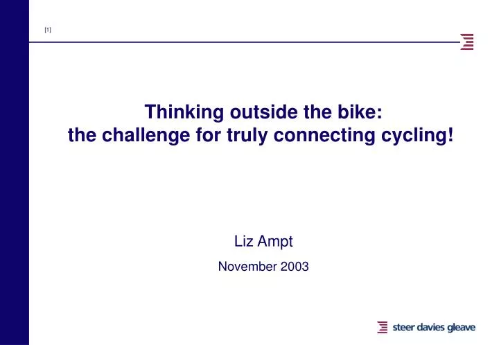 thinking outside the bike the challenge for truly connecting cycling