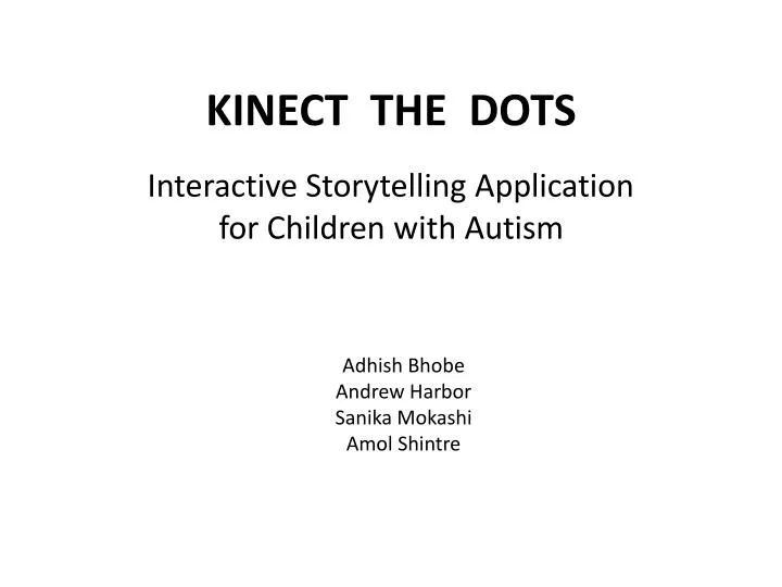 kinect the dots