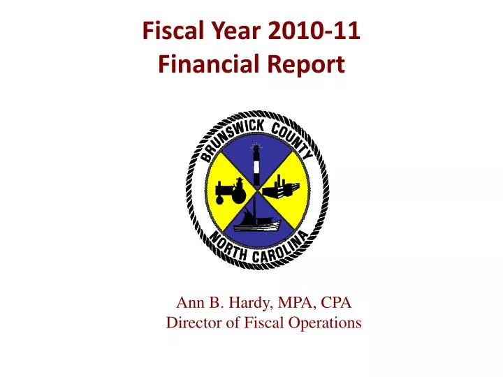 fiscal year 2010 11 financial report