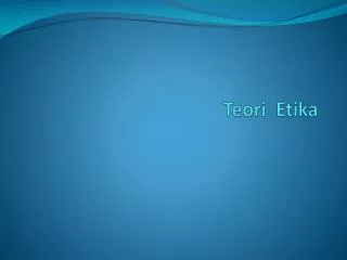 teori etika