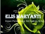 Elis maryanti - slide 1