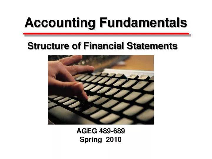 accounting fundamentals