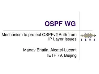 OSPF WG