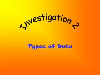 Types of Data