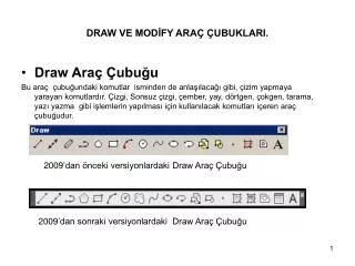 draw ve mod fy ara ubuklari