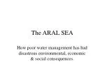 The ARAL SEA
