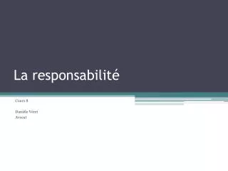 la responsabilit
