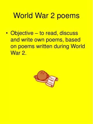 World War 2 poems