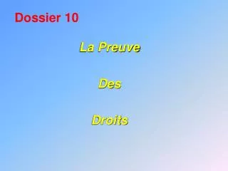 dossier 10