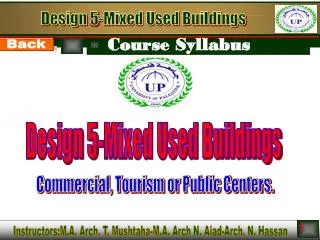 Design 5-Mixed Used Buildings