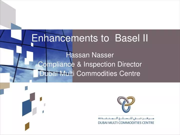 enhancements to basel ii