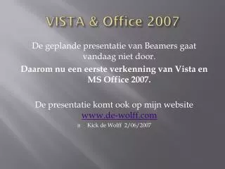 vista office 2007