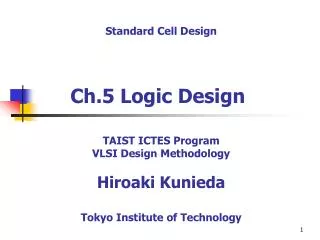 Ch.5 Logic Design