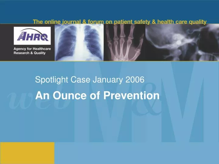 spotlight case january 2006