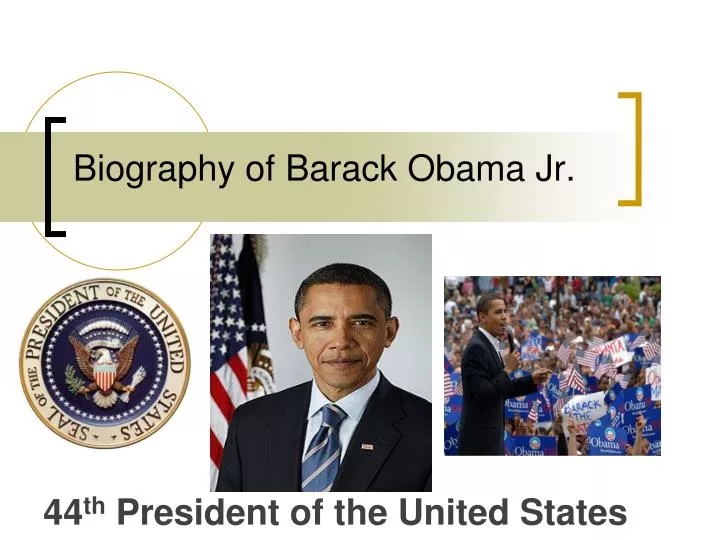 biography of barack obama jr